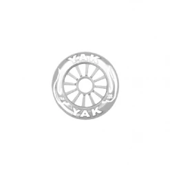 Envy Yak Scooter Wheel 100mm Silver Plastic Core White BMX & Scooters