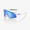 100% Speedcraft SL HiPER Glasses White/Blue Eyeware