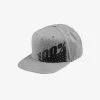 100% OSCILLATE Youth Snapback Hat Grey Mountain