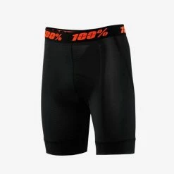100% Crux Men's Liner Short Black Apparel