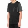 100% RIDECAMP Youth Jersey Black/Charcoal