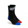 100% Terrain Performance Socks Black Mountain