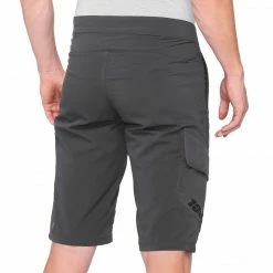 Apparel 100% Ridecamp Shorts Charcoal