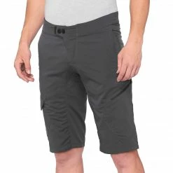 Apparel 100% Ridecamp Shorts Charcoal