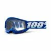 100% Accuri 2 Enduro Goggle Blue - Clear Vented Dual