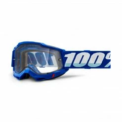 100% Accuri 2 Enduro Goggle Blue - Clear Vented Dual