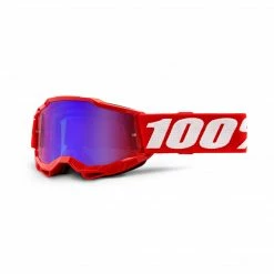 100% Accuri 2 Youth Goggle Red - Mirror Red/Blue Eyeware