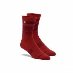100% ADVOCATE Performance Socks Cherry/Brick Mountain