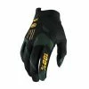 100% ITrack Gloves Youth Sentinel Black