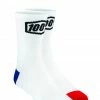 100% Terrain Performance Socks White