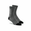 100% RYTHYM Merino Socks Black/Charcoal