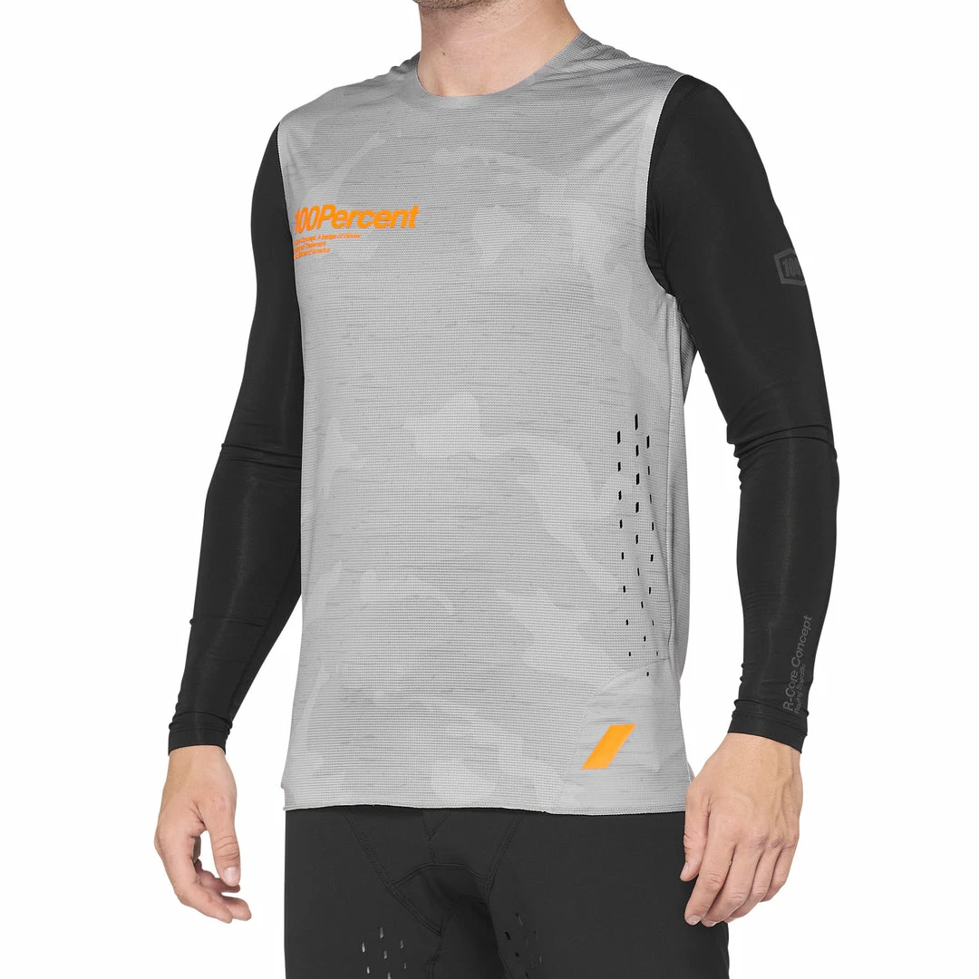 100% R-CORE Concept Sleeveless Jersey Grey/Camo 1 100% R-CORE Concept Sleeveless Jersey Grey/Camo