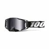 100% Armega Goggles Silver Flash Mirror