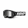 100% RaceCraft 2 Goggle Black Mirror Silver