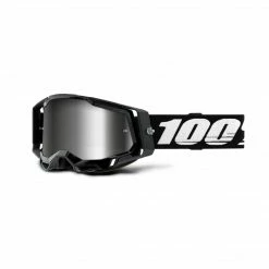 100% RaceCraft 2 Goggle Black Mirror Silver