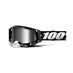 100% RaceCraft 2 Goggle Black Mirror Silver