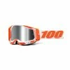 Eyeware 100% RaceCraft 2 Goggle Orange Mirror Silver Flash
