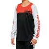 Accessories 100% R-CORE Youth Jersey Black/Racer Red