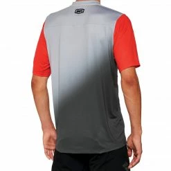 Apparel 100% Celium Jersey Grey/Racer Red