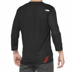 100% AIRMATIC 3/4 Jersey Black/Red