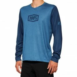 100% AIRMATIC LS Jersey Slate Blue
