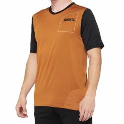 100% RIDECAMP Jersey Terracotta/Black