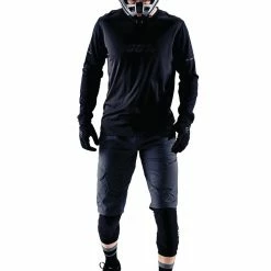 100% RIDECAMP LS Jersey Black/Charcoal