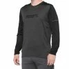 100% RIDECAMP LS Jersey Black/Charcoal