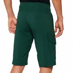 100% RIDECAMP Shorts Forest Green