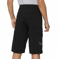 100% Ridecamp Youth Shorts Black