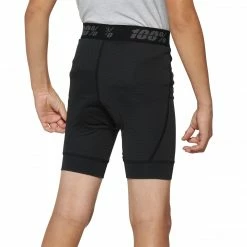 100% RIDECAMP Youth Shorts W/Liner Black