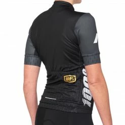 100% EXCEEDA Womens Jersey Black/Charcoal