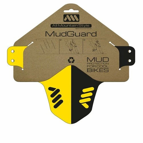 Pedals All Mountain Style AMS Mud Guard Yellow/Black 2 Pedals All Mountain Style AMS Mud Guard Yellow/Black