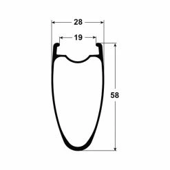 Parts Reynolds AR 58 Rim Brake Wheelset