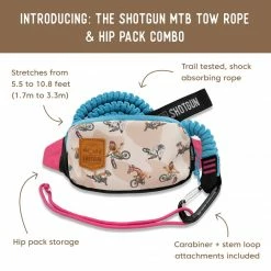 Family & Kids Kids Ride Shotgun Tow Rope + Kids Hip Pack Combo