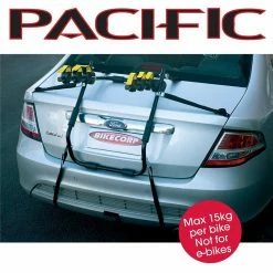 Quad Lock Car Bike Racks Pacific 3 Bike Boot Rack