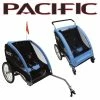 Bike Corp Accessories Pacific Deluxe 2 In 1 Trailer/Stroller - 2 Child