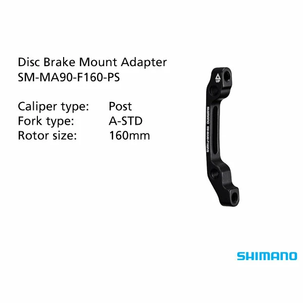 Shimano SM-MA90-F160-PS ADAPTER 160mm Parts 1 Shimano SM-MA90-F160-PS ADAPTER 160mm Parts