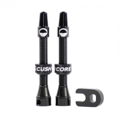 Bikebox Parts Cush CoreTUBELESS VALVES (PAIR) BLACK - 44MM