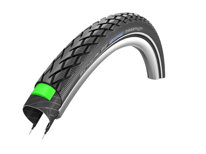 SCHWALBE MARATHON GREENGUARD PERFORMANCE LINE REFLECTIVE SIDEWALL 26 X 1.50 1 SCHWALBE MARATHON GREENGUARD PERFORMANCE LINE REFLECTIVE SIDEWALL 26 X 1.50
