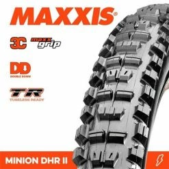 Tyres MAXXIS MINION DHR II 29 X 2.40 WT 3C DD TR Folding Tyre
