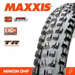 MAXXIS MINION DHF 29 X 2.50 WT 3C EXO TR Folding Tyre