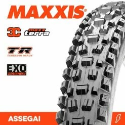 MAXXIS ASSEGAI 27.5 X 2.50 3C EXO TR Folding Tyre Tyres