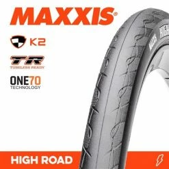 Road & Gravel MAXXIS HIGH ROAD 700 X 28C HYPR K2 ONE70 TR CARBON FOLD 170TPI