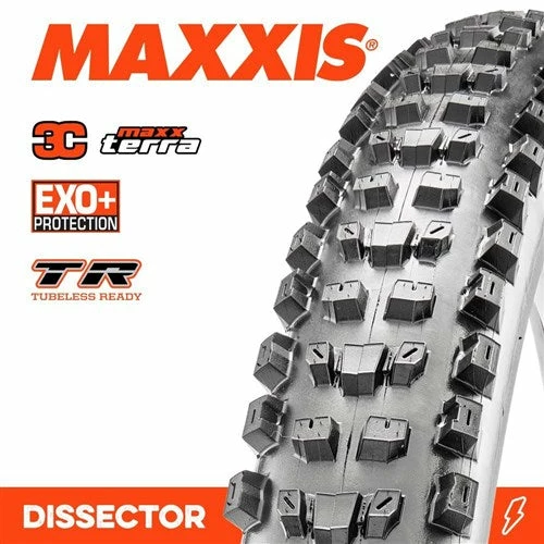 MAXXIS DISSECTOR 27.5 X 2.40 WT 3C EXO TR Folding Tyre 1 MAXXIS DISSECTOR 27.5 X 2.40 WT 3C EXO TR Folding Tyre