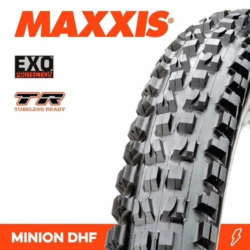 MAXXIS MINION DHF 26 X 2.50 WT EXO TR Folding Tyre Tyres 1 MAXXIS MINION DHF 26 X 2.50 WT EXO TR Folding Tyre Tyres