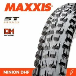 MAXXIS MINION DHF 27.5 X 2.50 DH ST Wire Bead