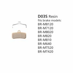Shimano BR-M8020 RESIN PAD &SPRING
