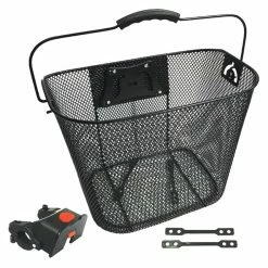 BikeCorp Basket Mesh Front With Quick Release Pedals