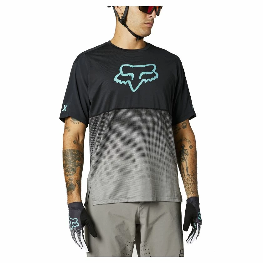 Accessories Fox Flexair SS Jersey Teal 2 Accessories Fox Flexair SS Jersey Teal